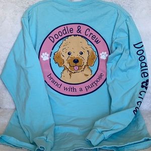 Simply southern doodle and crew longsleeve tshirt